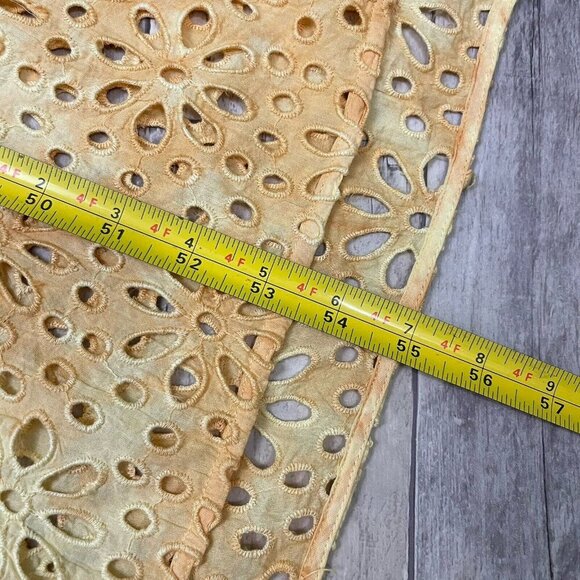 Jen’s Pirate Booty Shine On Kaftan Eyelet Maxi Dress Cover Up Yellow M / L - Picture 13 of 16